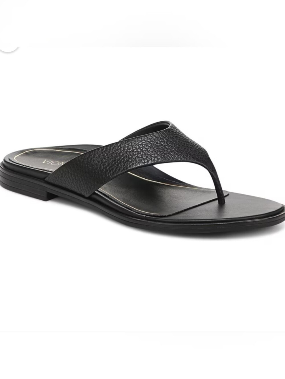 Vionic Agave Women's Comfort Toe Post Sandal in black